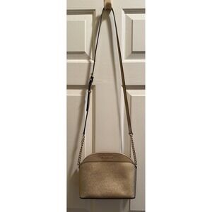 Michael Kors Emmy Gold Crossbody Purse Excellent Condition